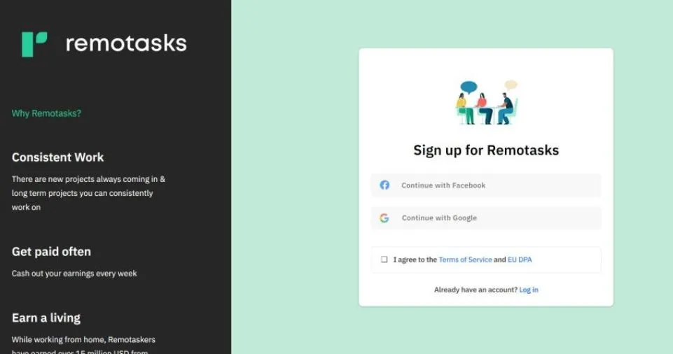 Remotasks Sign Up